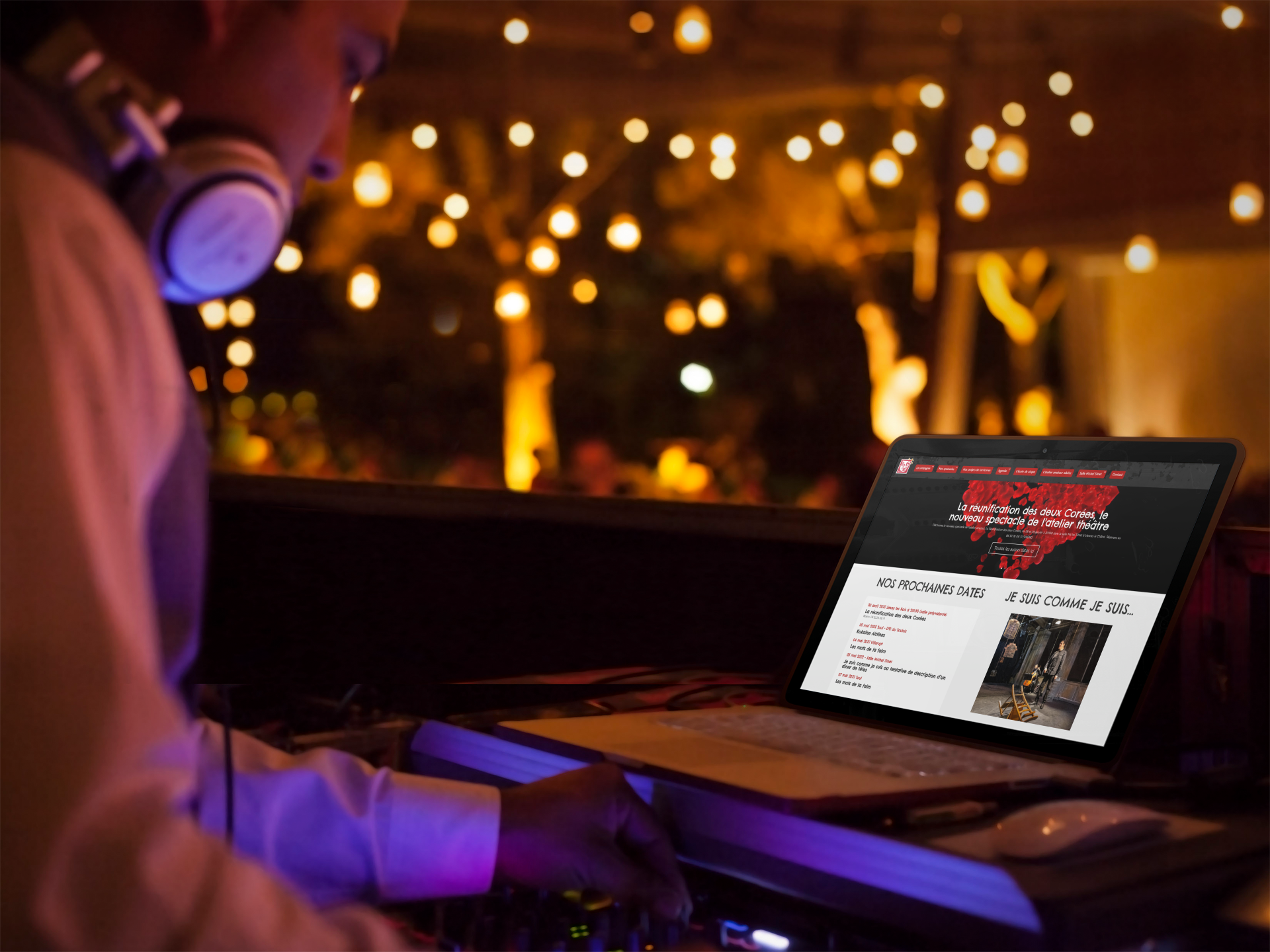 creation site internet compagnie theatre