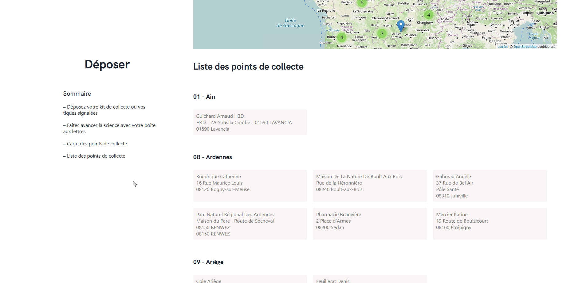 dolibarr exemple liste contact tiers wordpress cocamap